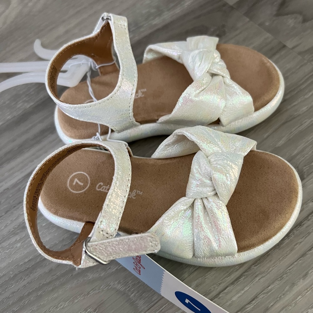 Brand new cat &jack toddler girl sandals size 7